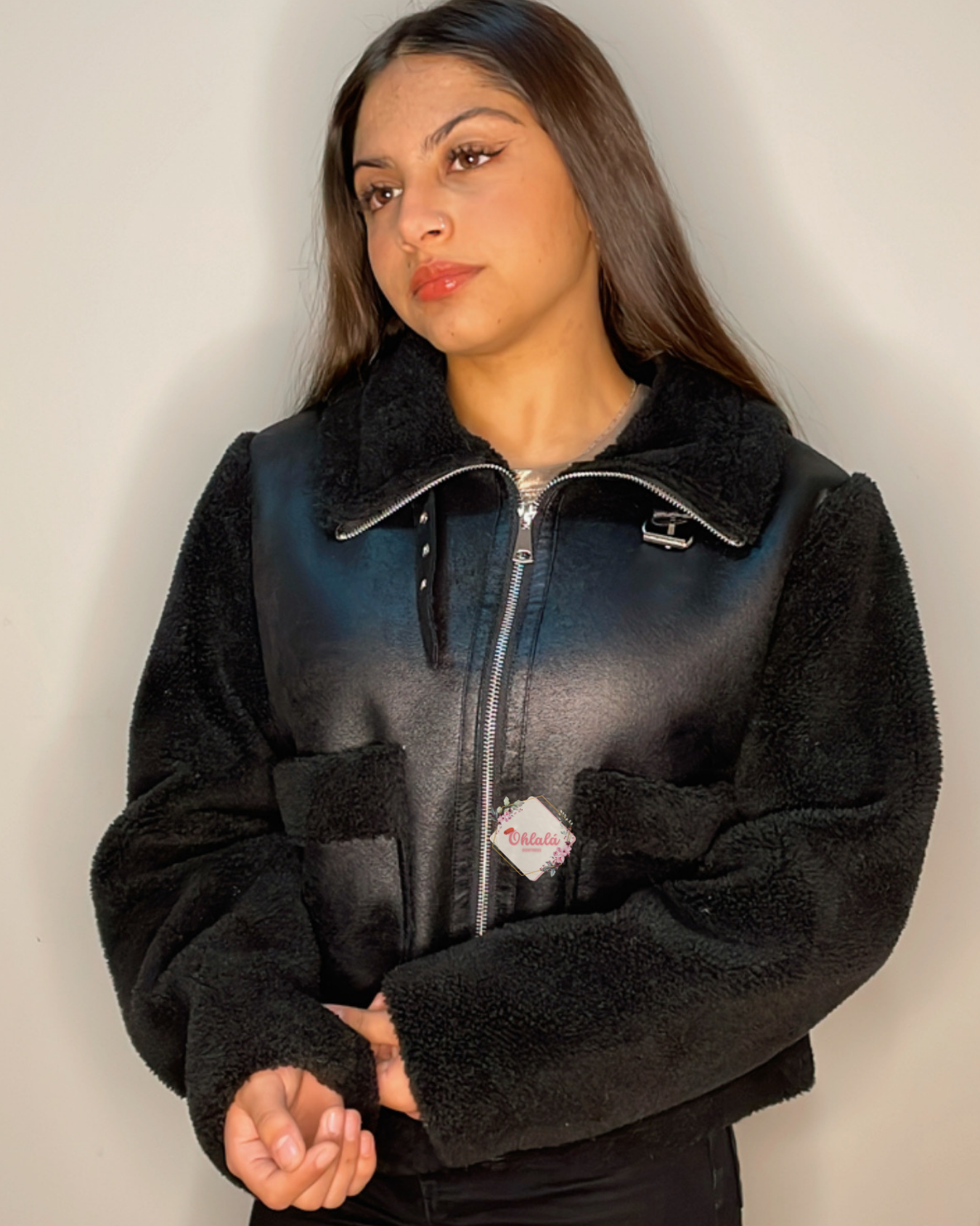 Cazadora Mangas Teddy